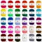 Crochet Yarn Kit for Beginners Adults and Kids, Includes 1650 Yards 30 Colors Acrylic Skeins, User Manual, Hooks, Pink Bag etc, Make Amigurumi & Crocheting Projects